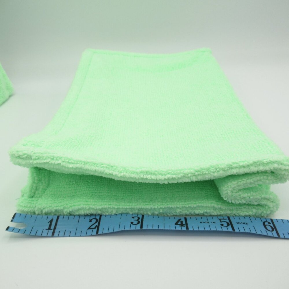 Ulta Bright Green Terry Cosmetic Bags - Bundle of 2 - Picture 4 of 6